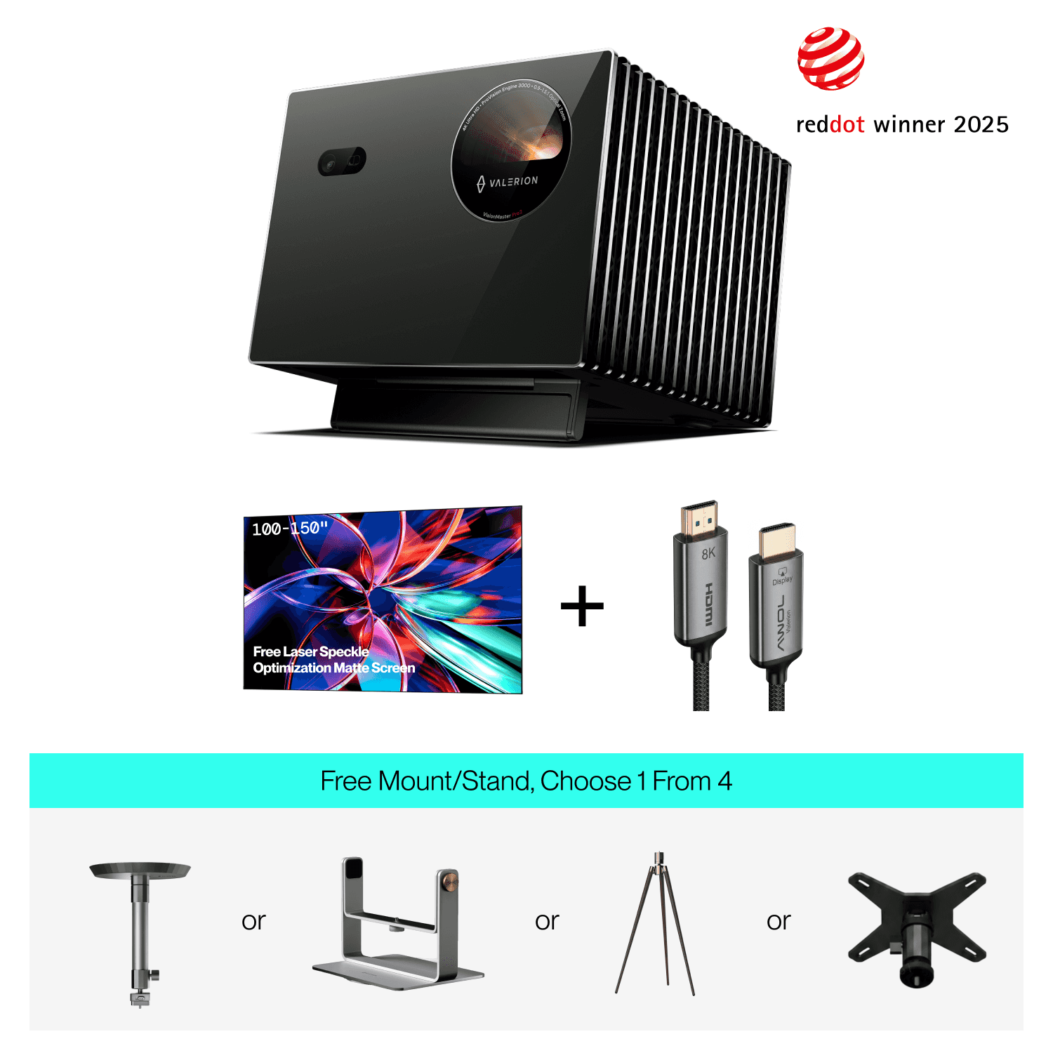 VisionMaster Pro2 with Fresnel ALR Screen & Mounting Kit | AWOL
