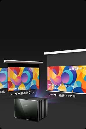 PureVision 電動マットホワイトスクリーン | Valerion