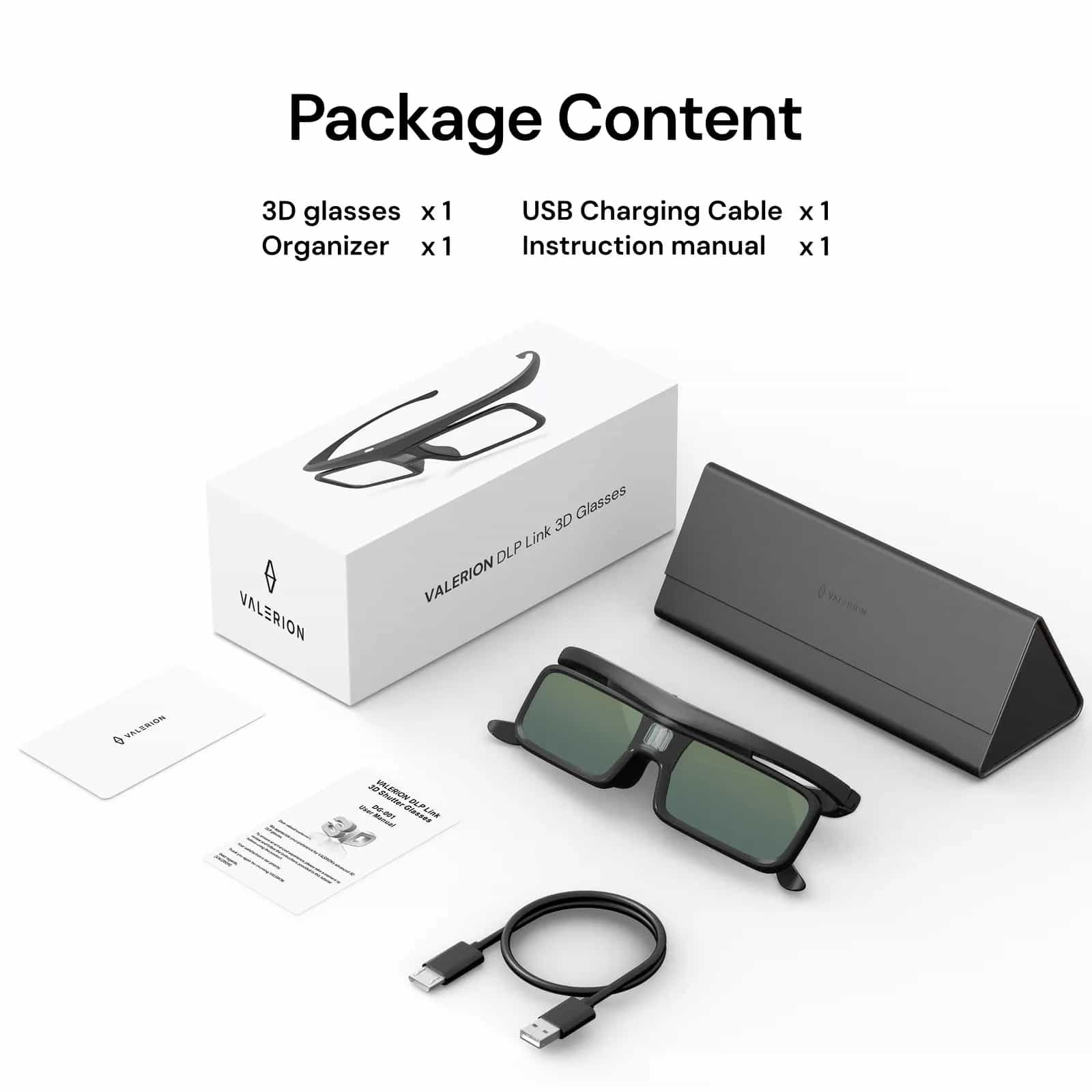 Valerion 3D Glasses (2 Pairs) | AWOL Valerion Valerion 3D Glasses (2 Pairs) | AWOL Valerion